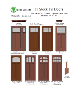 Boise Cascade - Stock Fir Doors
