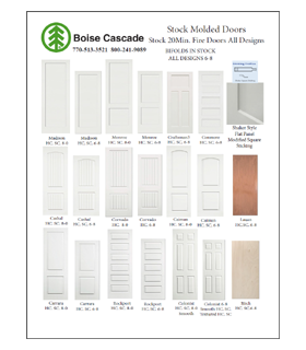 Boise Cascade - Stock Molded Doors